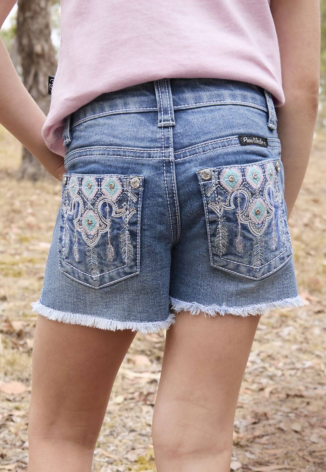 Pure Western Girls Bailey Short