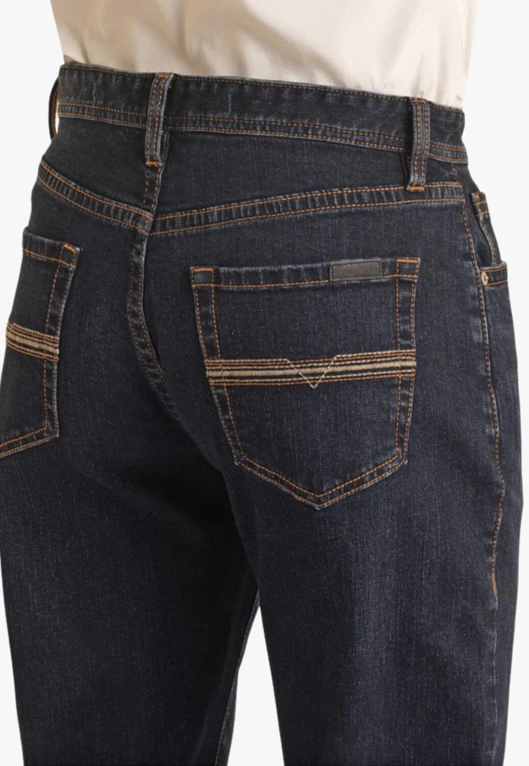 Rock & Roll Mens Vintage 46 Relaxed Tapered Bootcut Jean