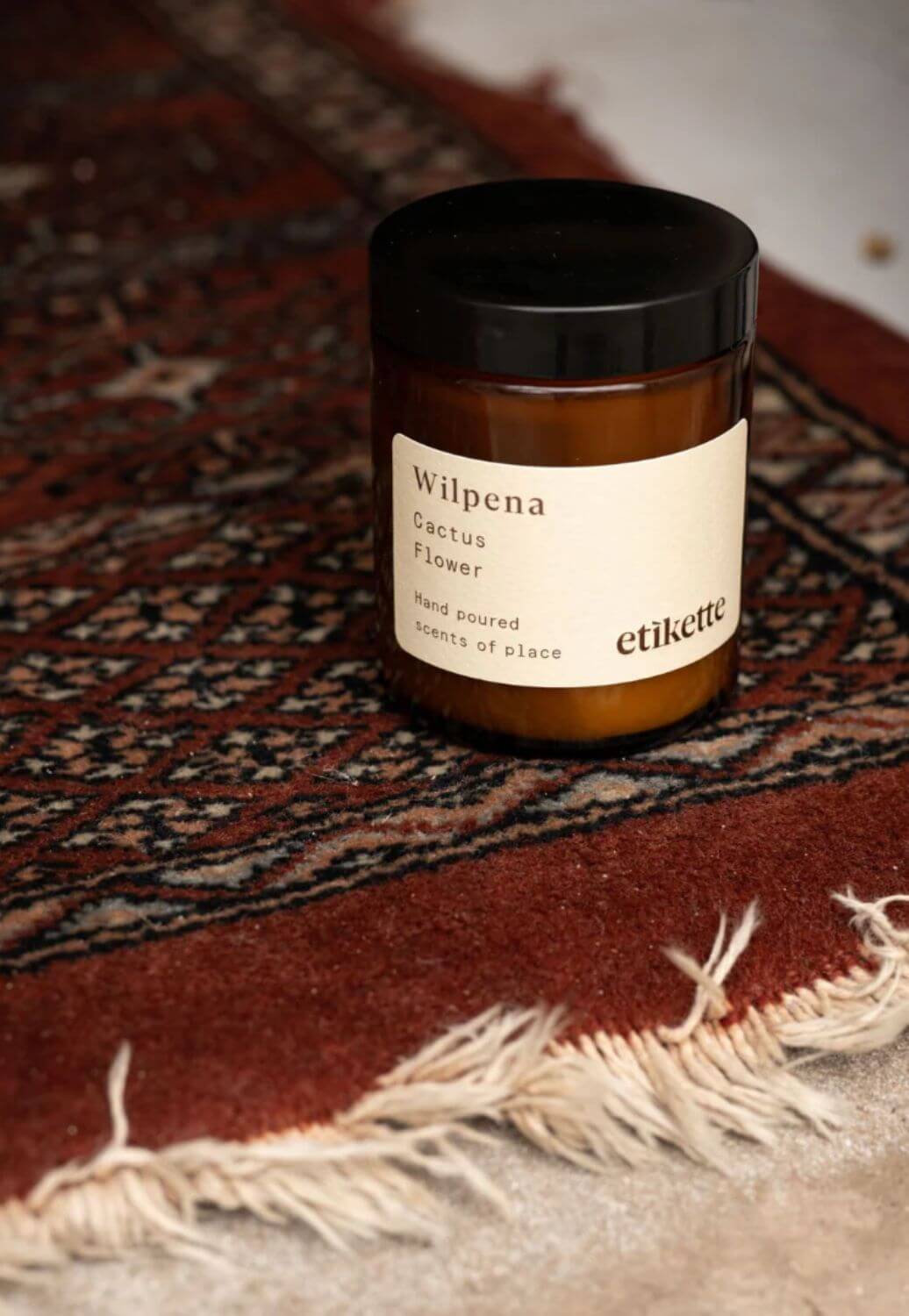 Etikette Wilpena in Cactus Flower Soy Candle
