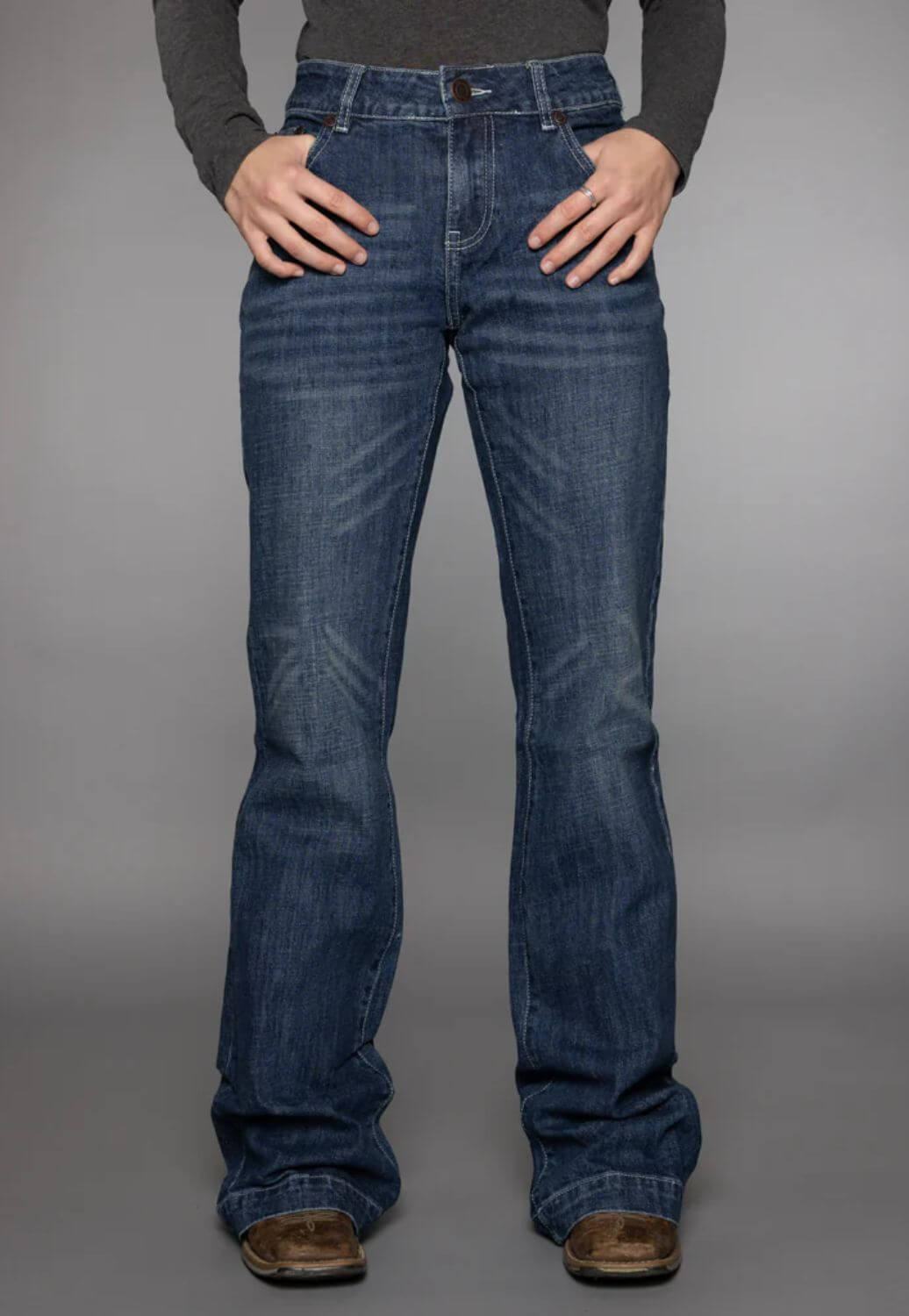 CC Western Womens Wide Leg Trouser Jean
