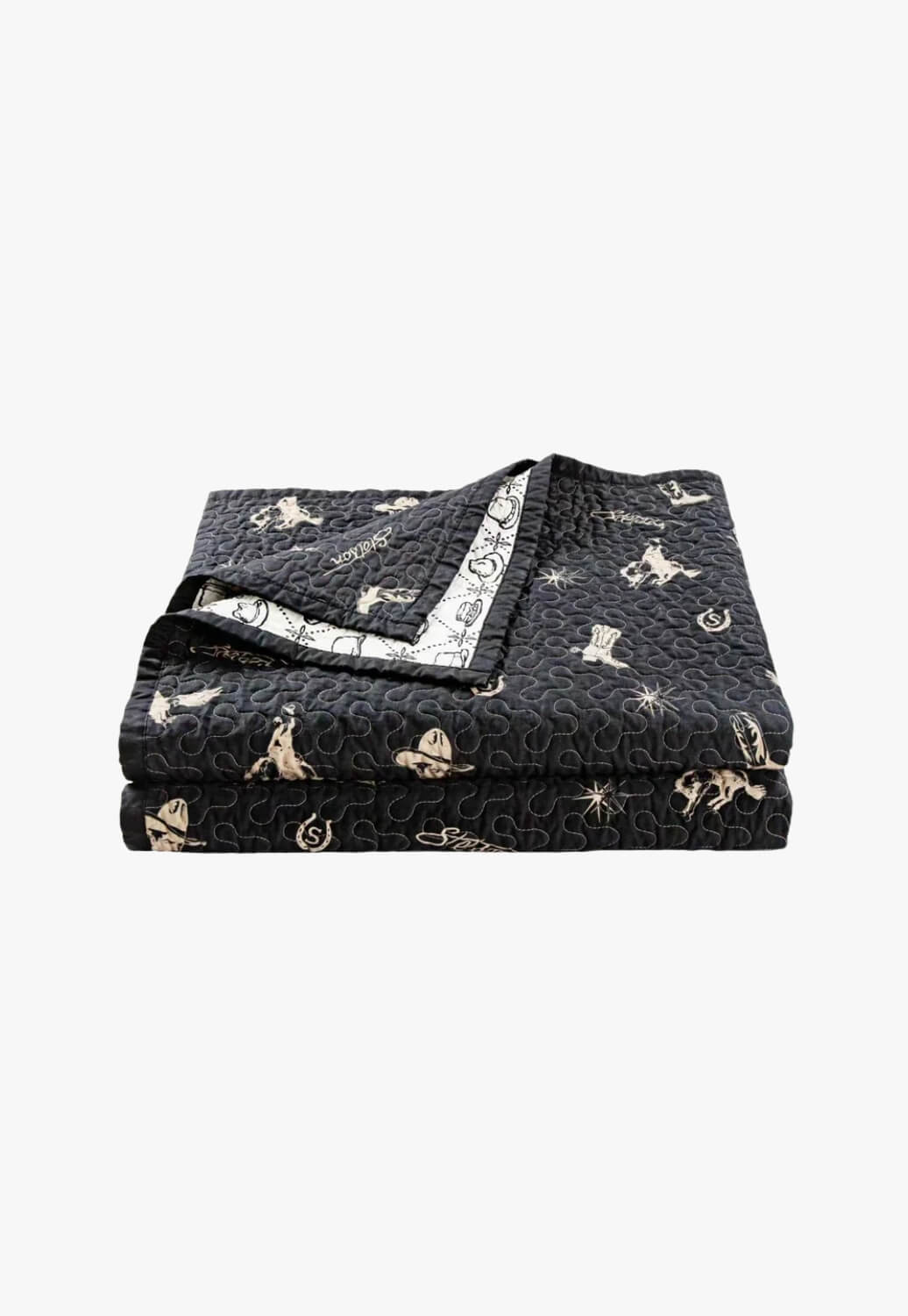 HiEnd Accent Conversation Reversible King Quilt Set