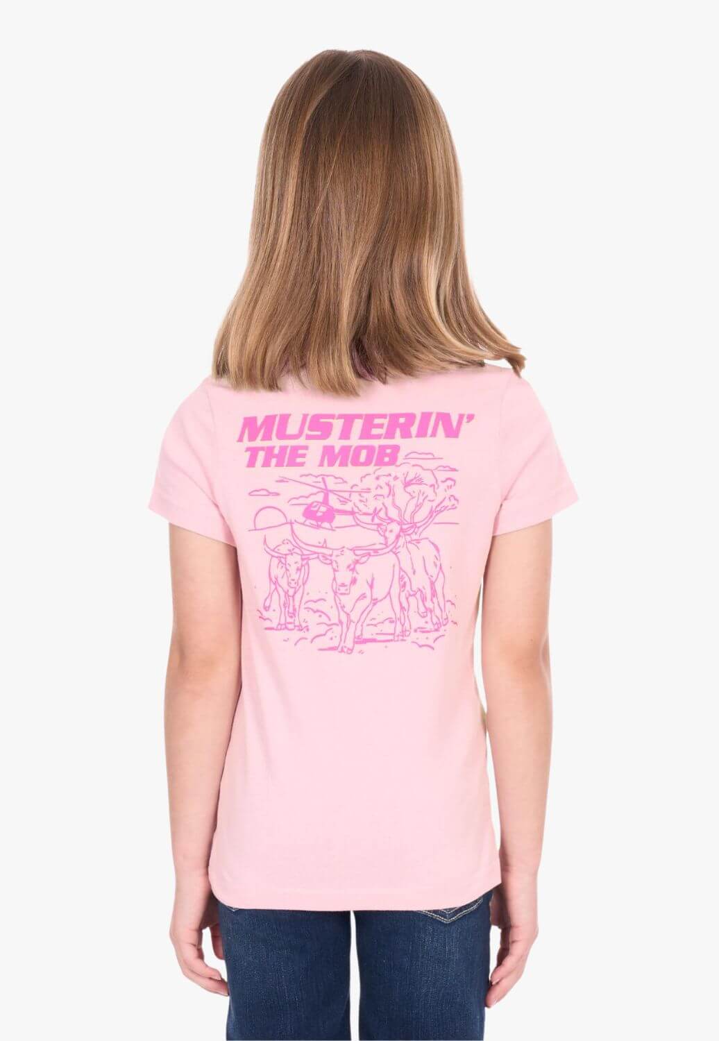 Bullzye Girls Muster T-Shirt
