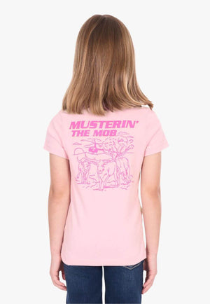 Bullzye Girls Muster T-Shirt