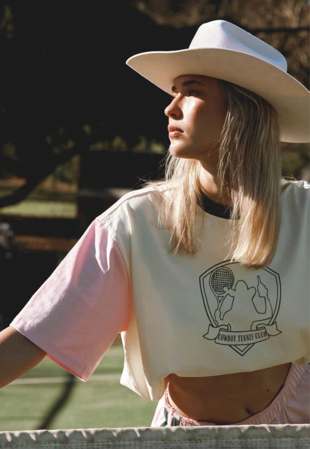 Whitney Spicer Cowboy Tennis Box Tee