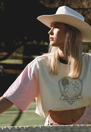 Whitney Spicer Cowboy Tennis Box Tee