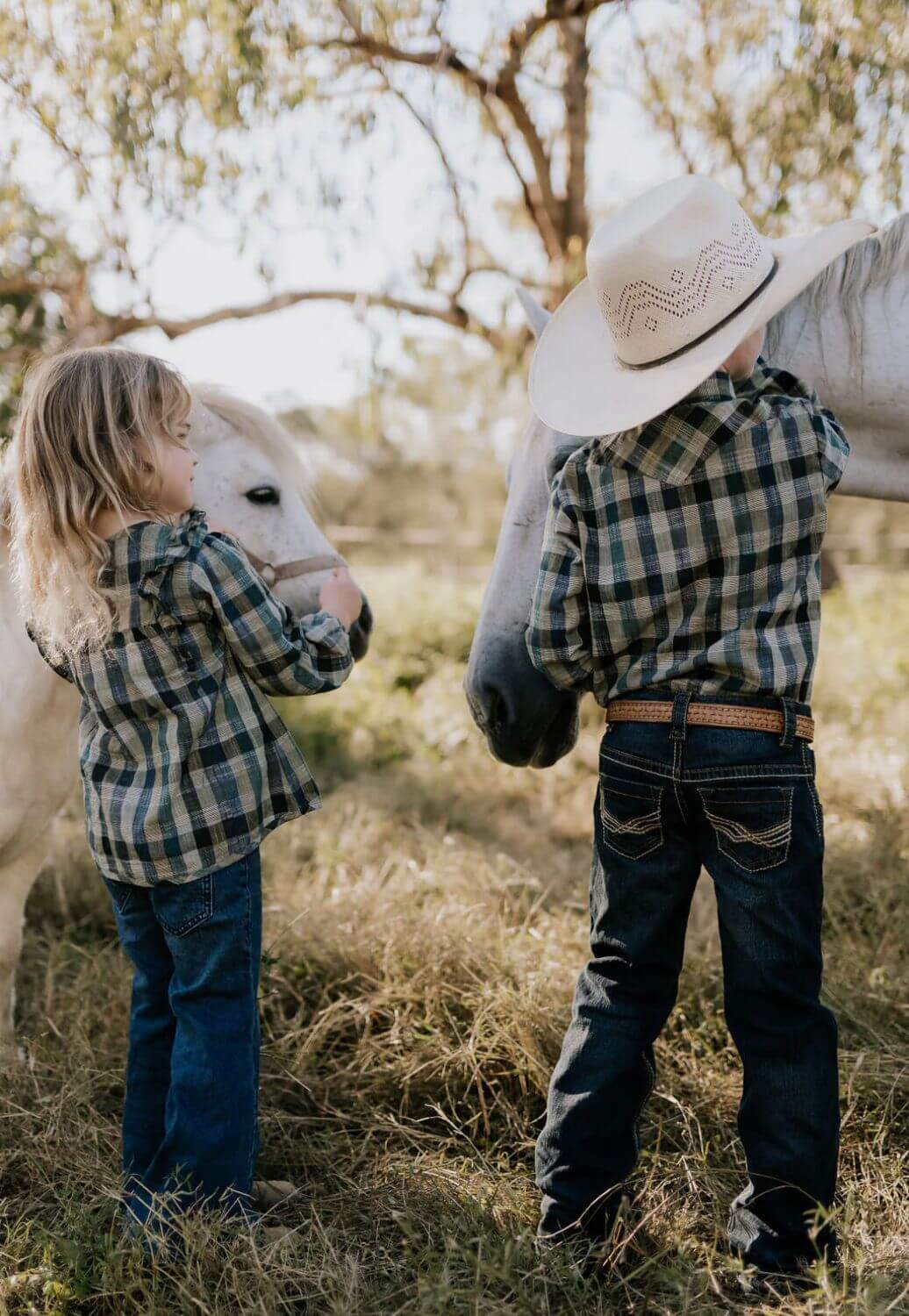 Little Windmill Boys Luke Checked Long Sleeve Shirt