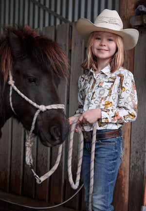 Wrangler Girls Marilyn Logo Long Sleeve Shirt