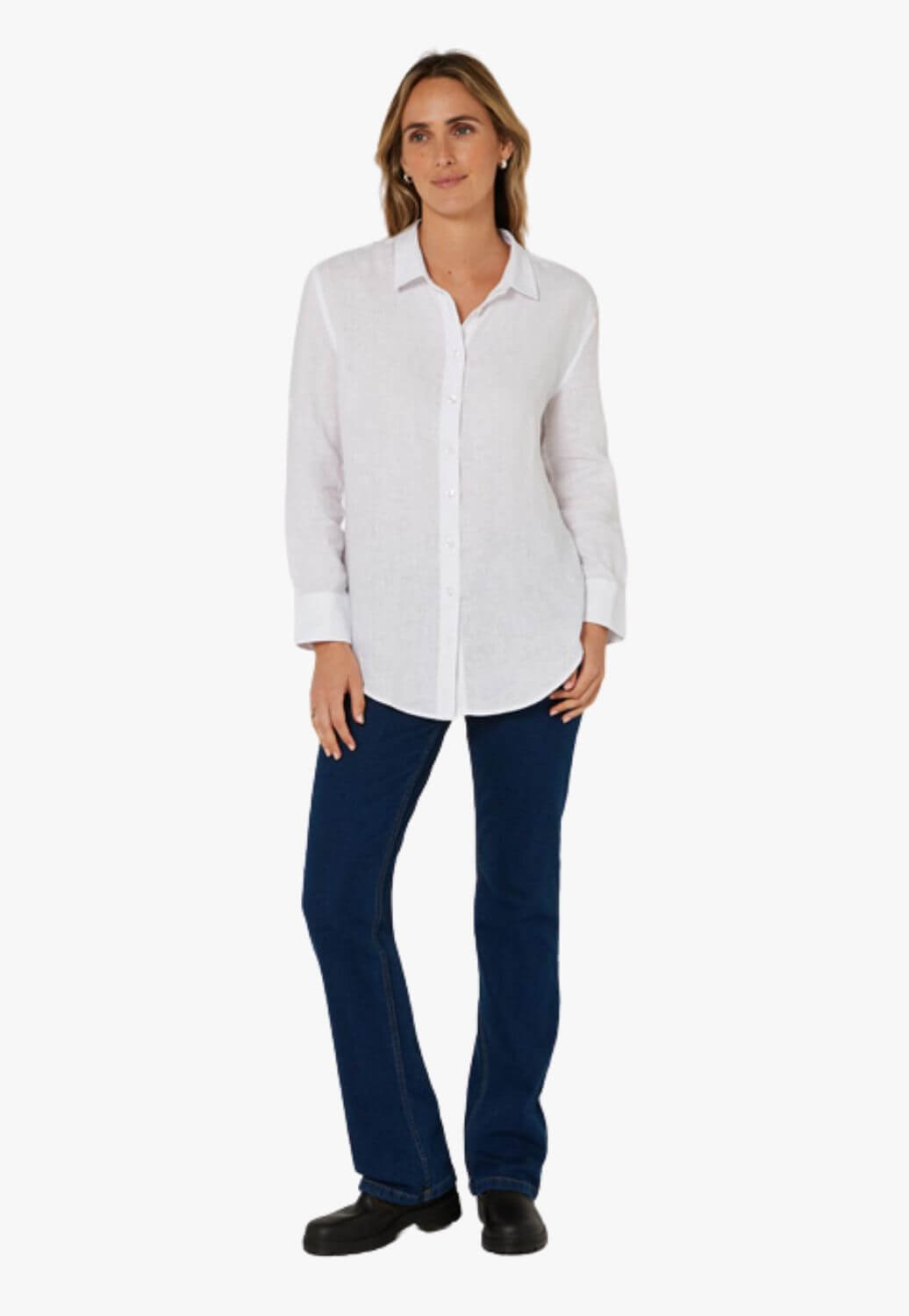 Pilbara Womens Linen Long Sleeve Shirt