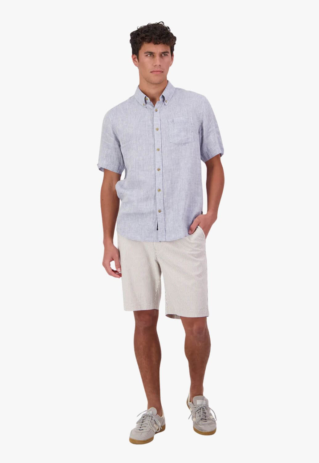 Swanndri Mens Humber Linen Shirt