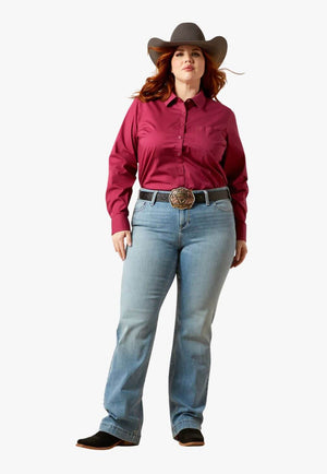 Ariat Womens Giovana Mid Rise Slim Trouser Jean 10065886