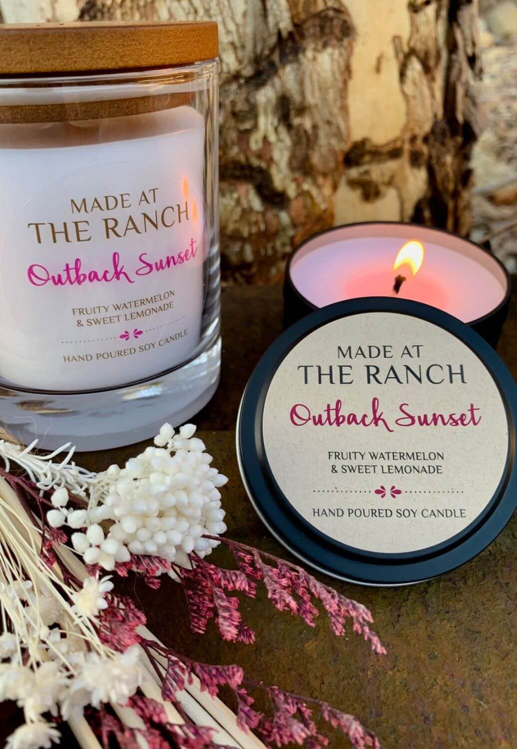 Made at The Ranch Outback Sunset Candle