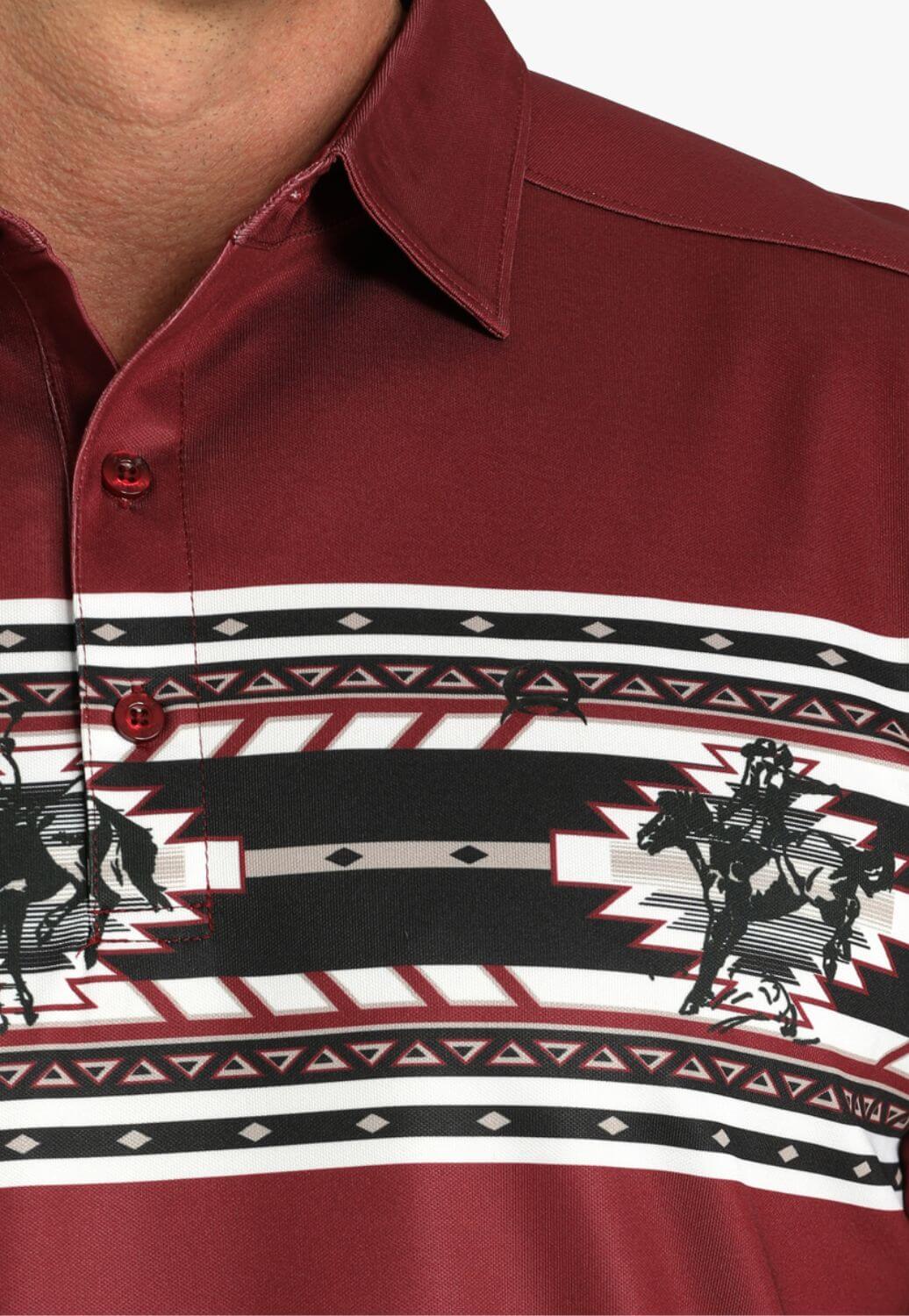 Cinch Mens ArenaFlex Polo