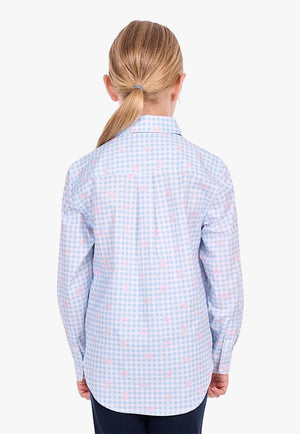 Hard Slog Girls Lilla Long Sleeve Shirt
