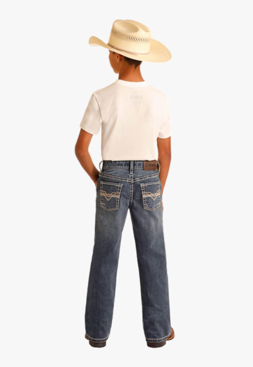 Rock and Roll Boys Feather Stetch Bootcut Jean