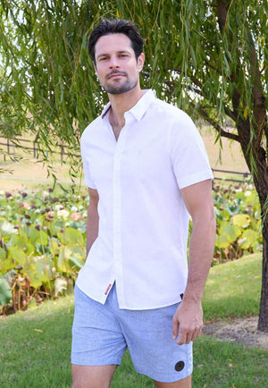 Thomas Cook Mens TC Linen Shirt
