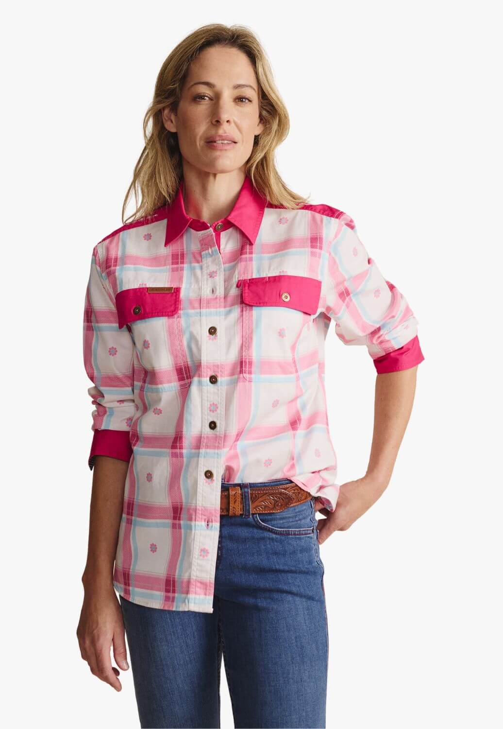 S. Kidman Womens Spencer Long Sleeve Shirt