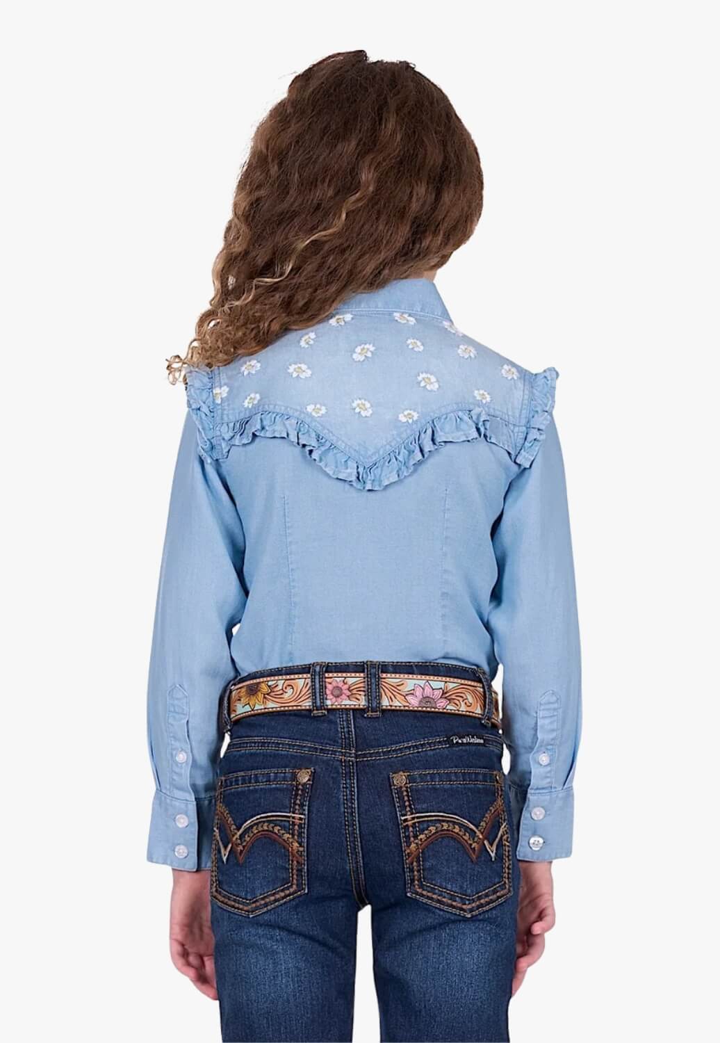 Pure Western Girls Pheobe Long Sleeve Shirt