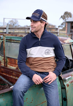 Wrangler Mens Steve 1/4 Zip Pullover