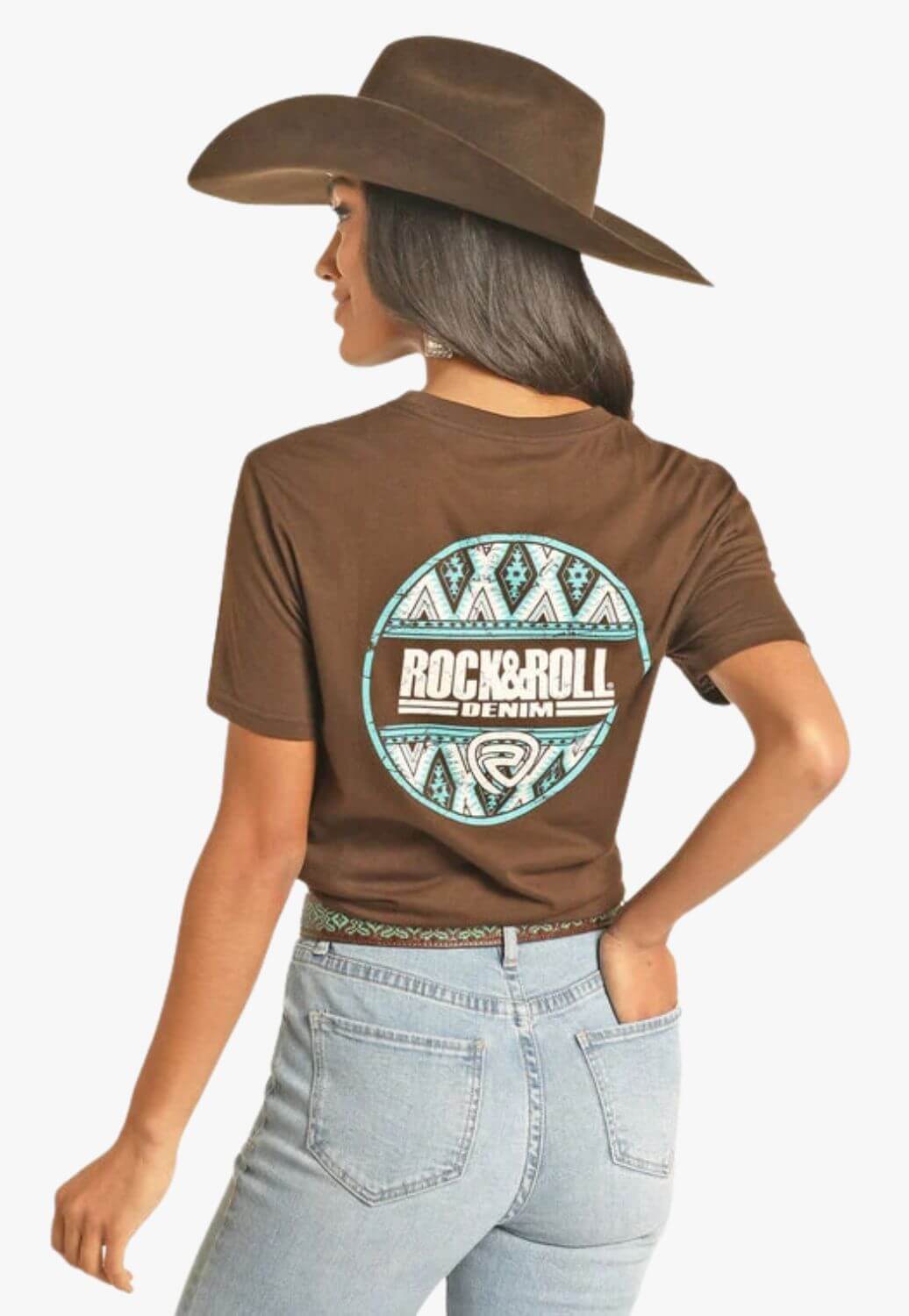 Rock and Roll Mens Aztec Logo T-Shirt