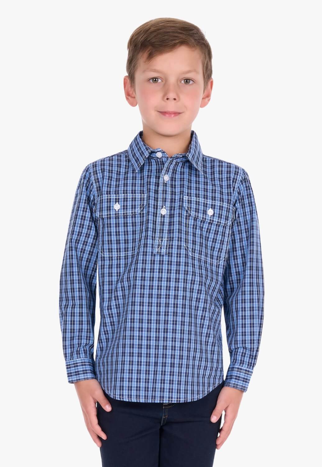 Hard Slog Boys Wyatt Long Sleeve Shirt