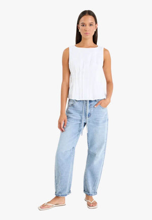 Inspiration Linen Boatneck Top
