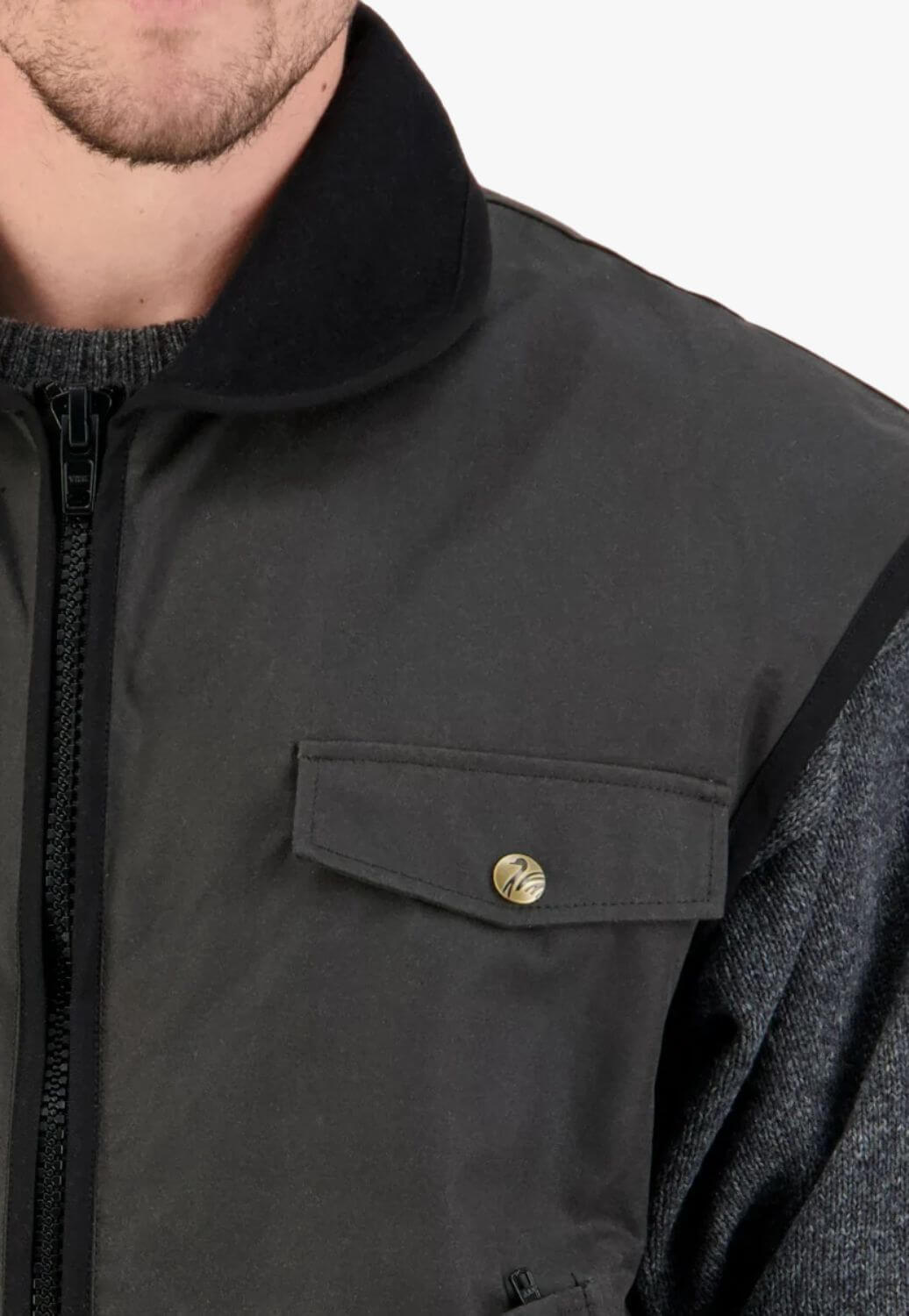 Swanndri Mens Levels Oilskin Vest