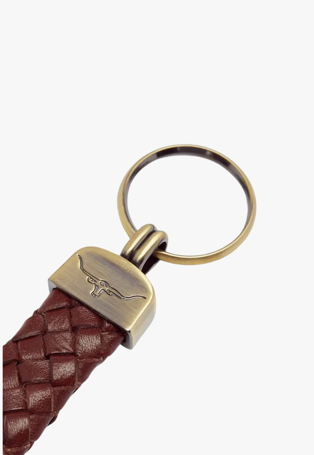 R.M. Williams Plaited Kangaroo Key Ring