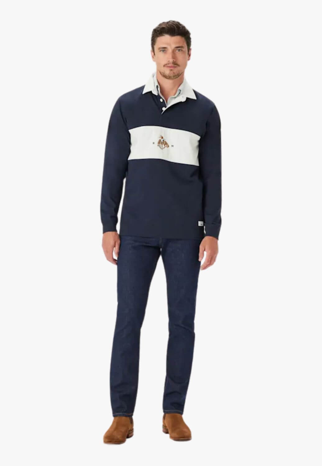 R.M. Williams Mens Buck Rugby Shirt