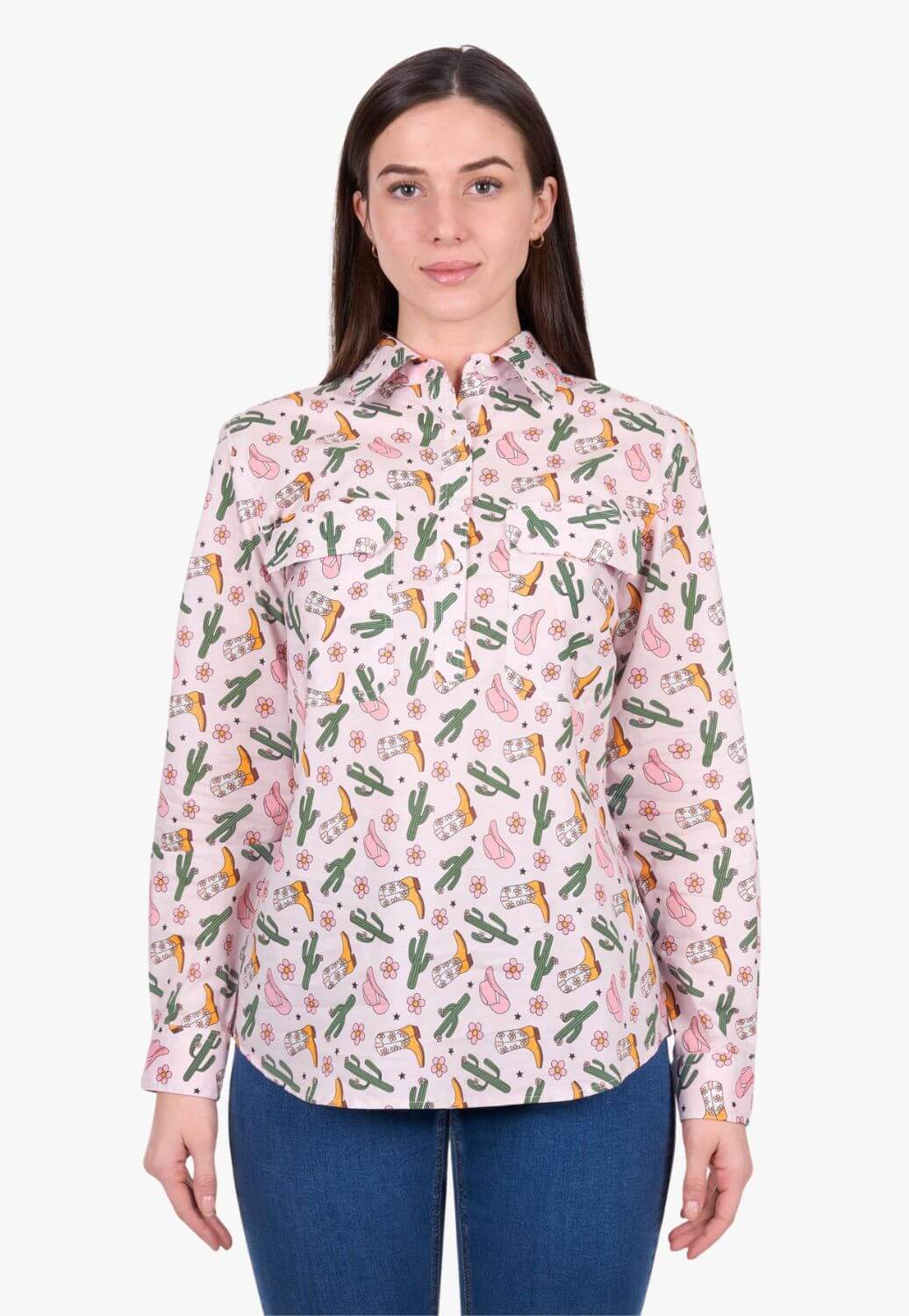 Hard Slog Womens Cleo Long Sleeve Shirt