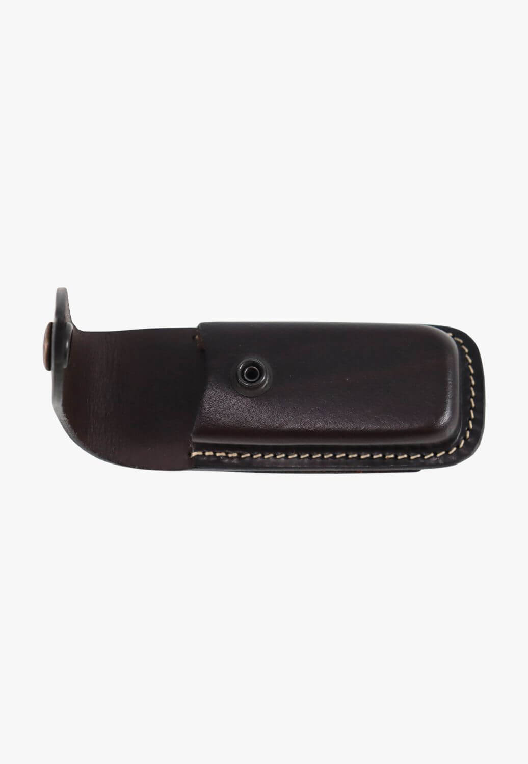 Leather Knife Horizontal Press Stud Pouch