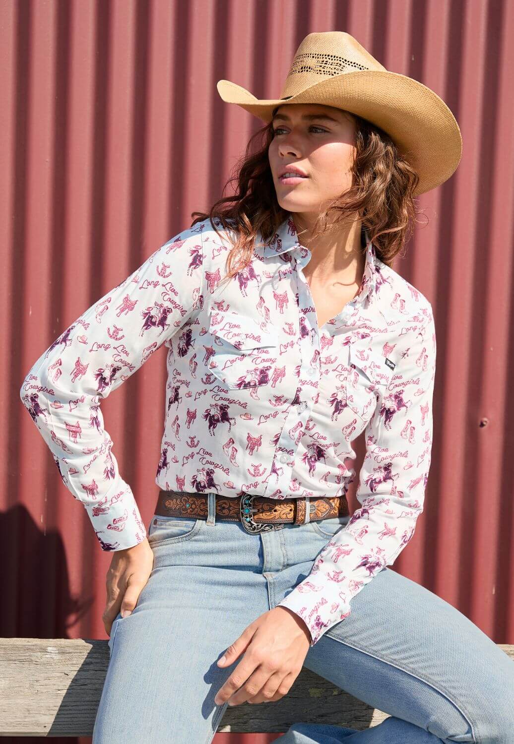 Wrangler Womens Doreen Long Sleeve Shirt