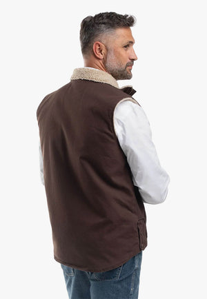Just Country Mens Diamantina Sherpa Vest