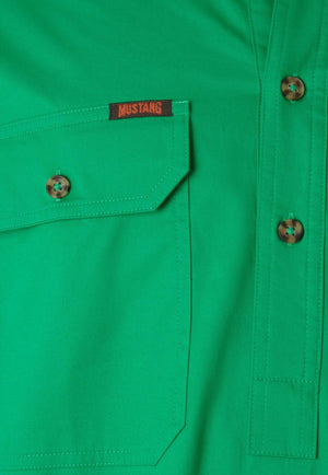 Mustang Mens Closed Front Work Shirt