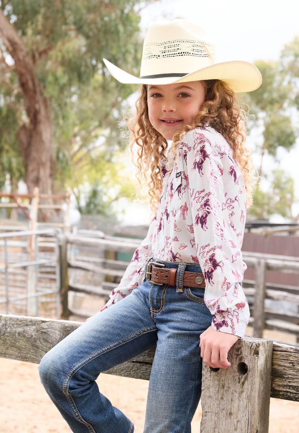 Wrangler Girls Doreen Long Sleeve Shirt