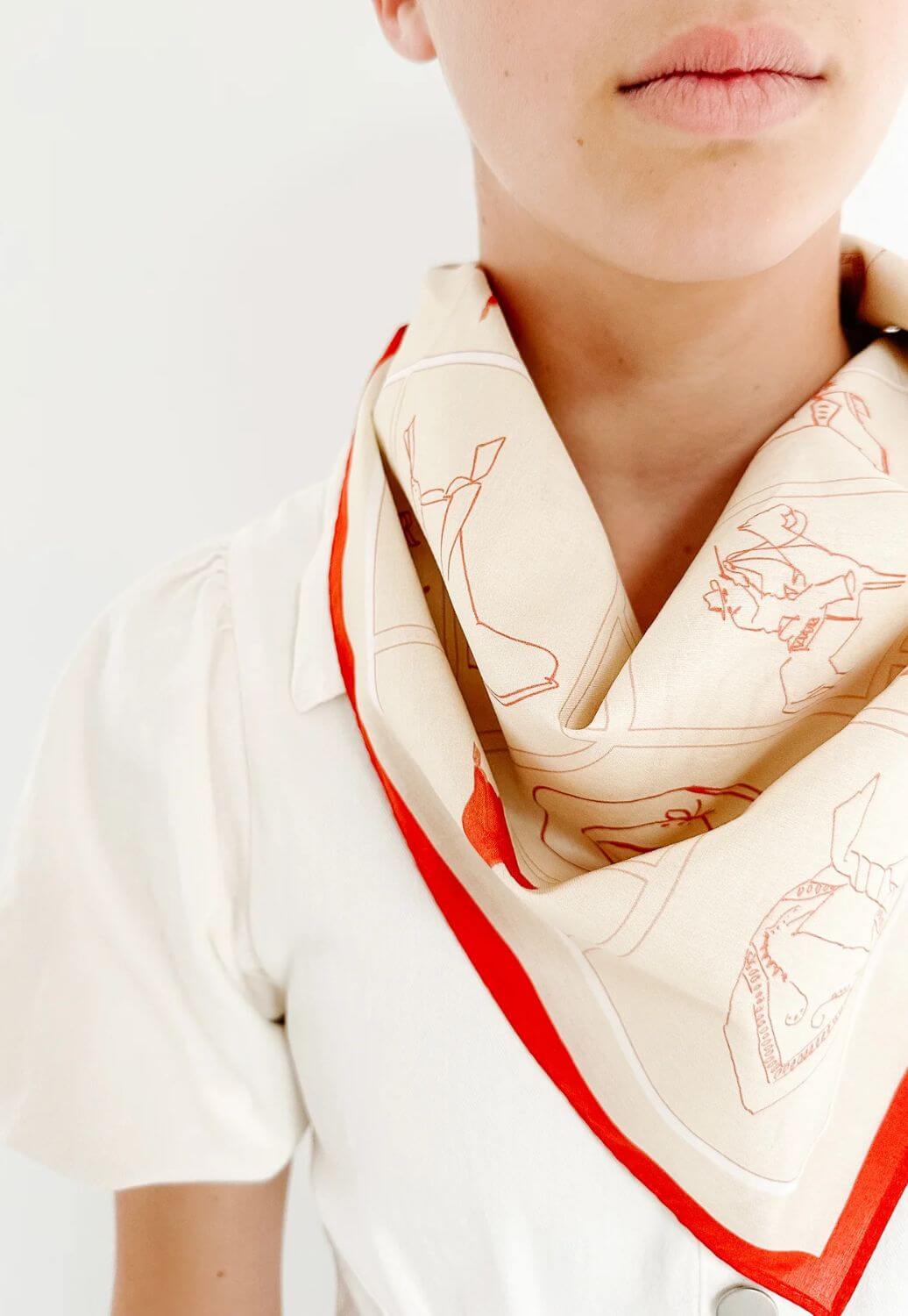 Whitney Spicer Vintage Boot Cotton Bandana