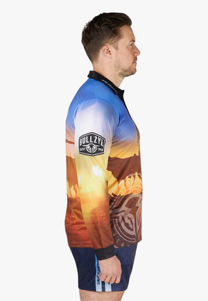 Bullzye Mens Outback Long Sleeve Shirt Multi S