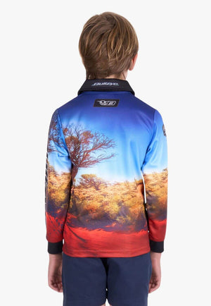 Bullzye Boys Road Train Long Sleeve Shirt Multi 4
