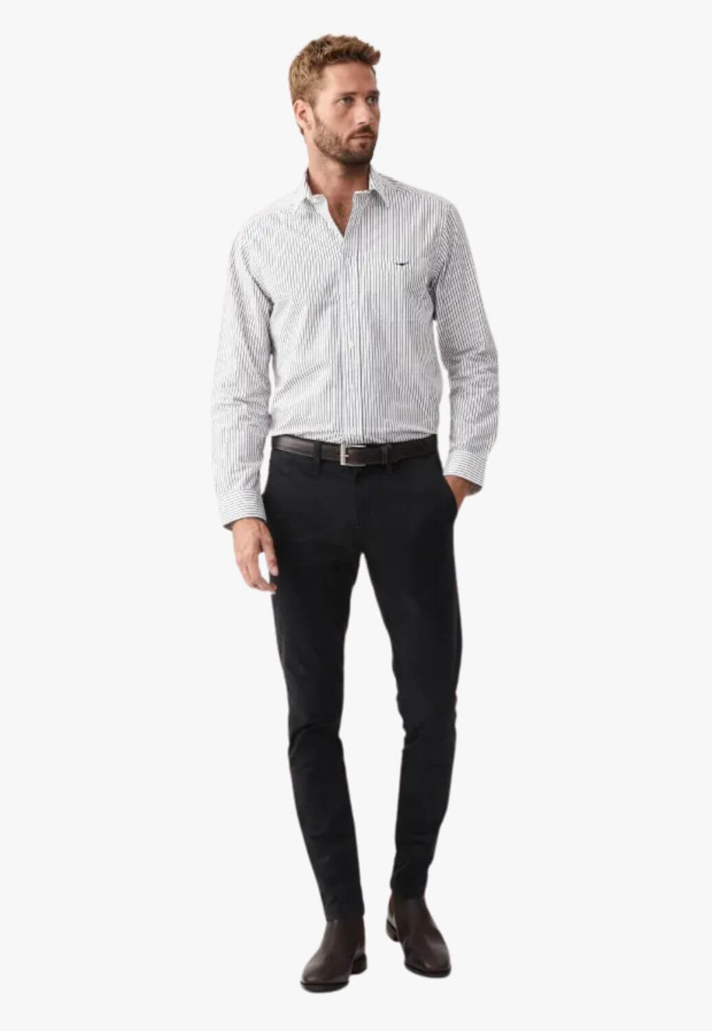 R.M. Williams Mens Collins Long Sleeve Shirt