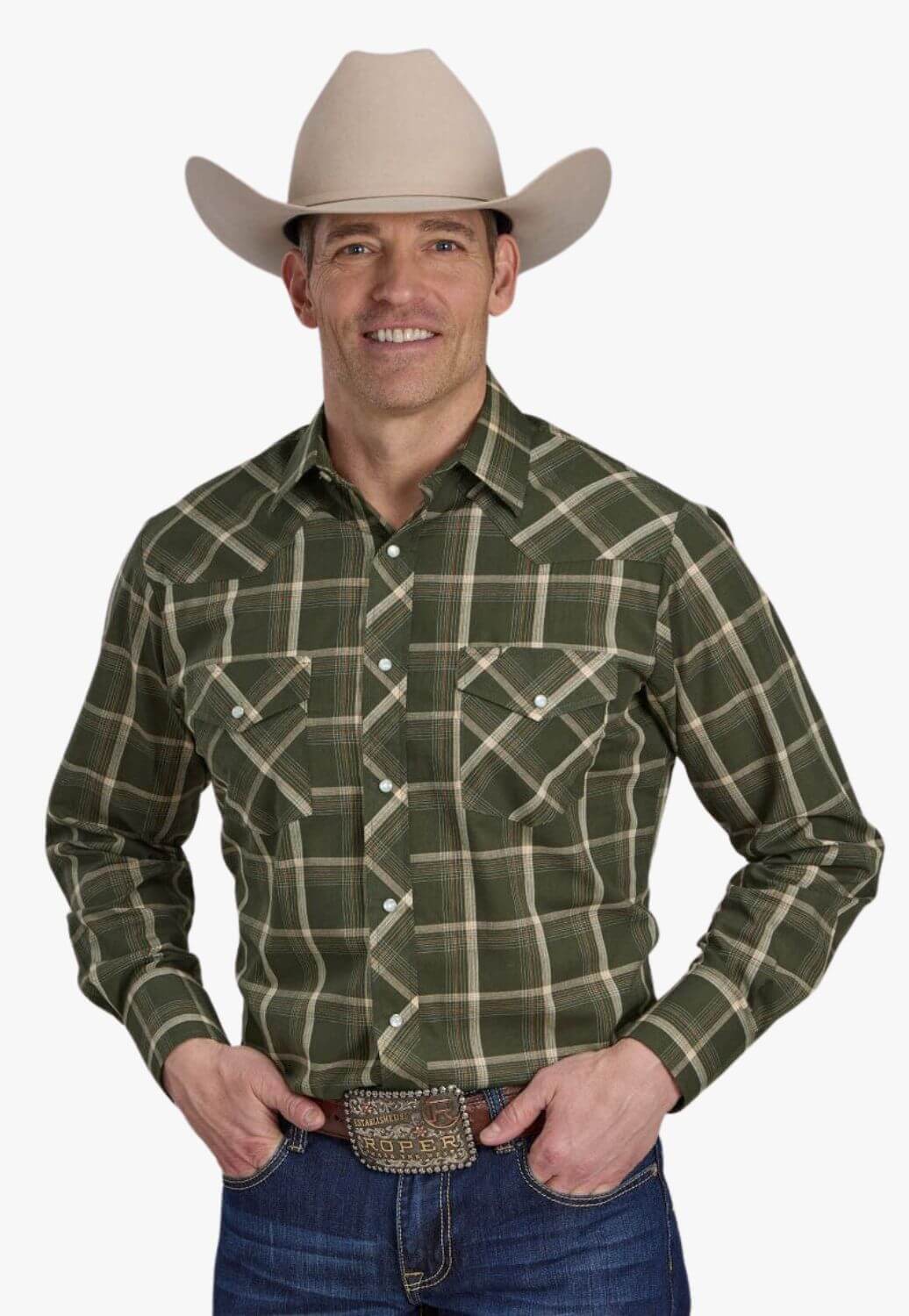 Roper Mens Karman Classic Collection Long Sleeve Shirt