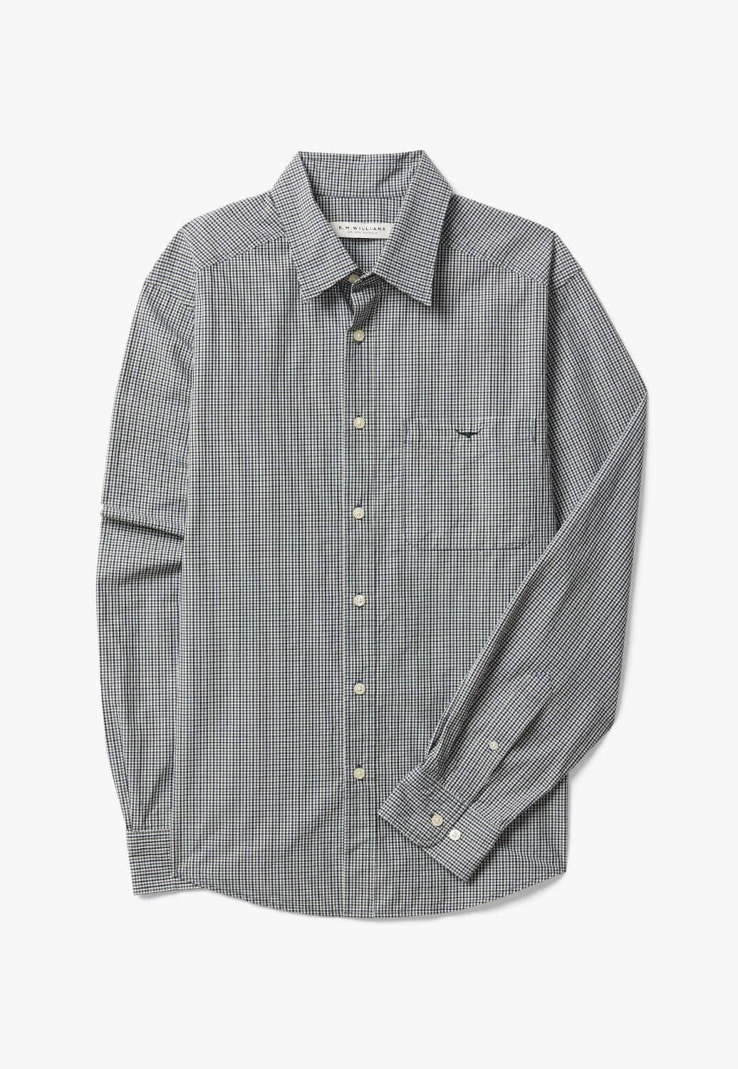 R.M. Williams Mens Quinn Classic Poplin Shirt