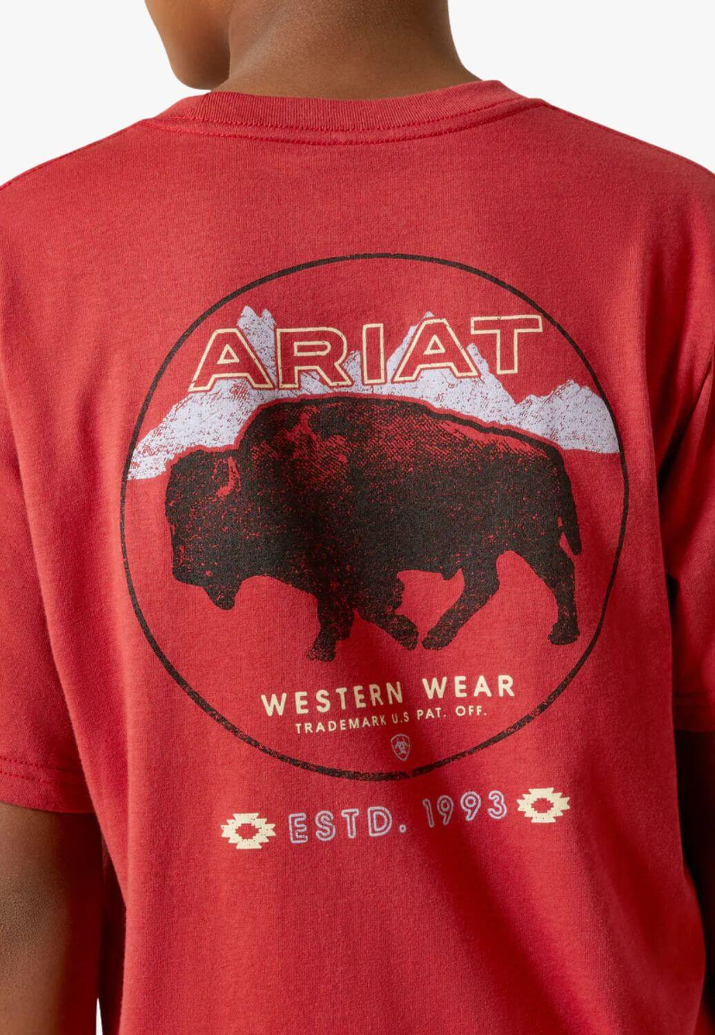 Ariat Boys Patriot Buffalo Coin T-Shirt