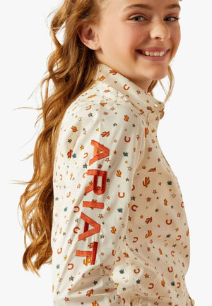 Ariat Girls Team Kirby Long Sleeve Shirt