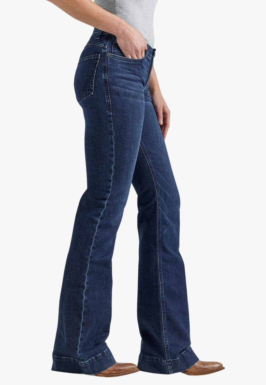 Wrangler Womens Q Willow Mid Rise Trouser Jean