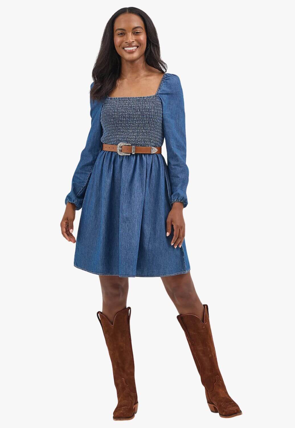 Wranger Womens Denim Mini Dress