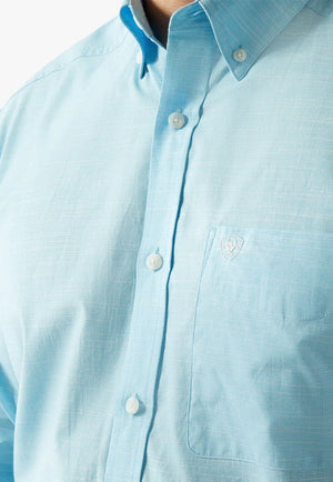 Ariat Mens Soild Slub Long Sleeve Shirt