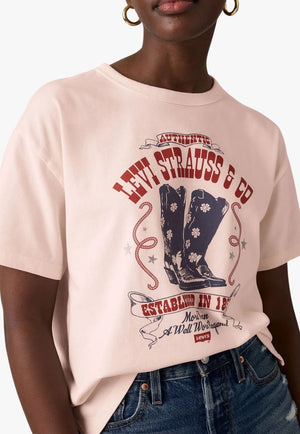 Levis Womens Vintage Daisy Boots Tee