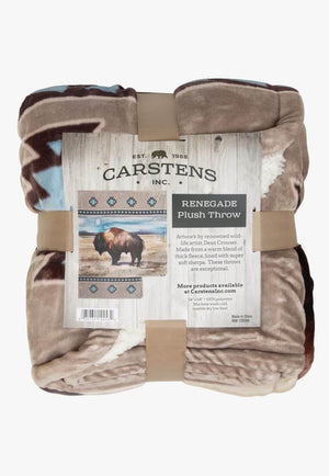 Carstens Renegade Plush Sherpa Throw