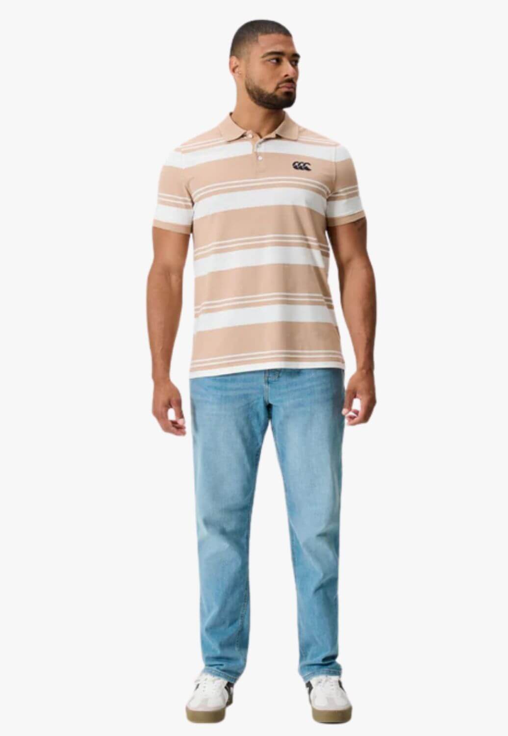 Canterbury Mens Engineered Stripe Polo