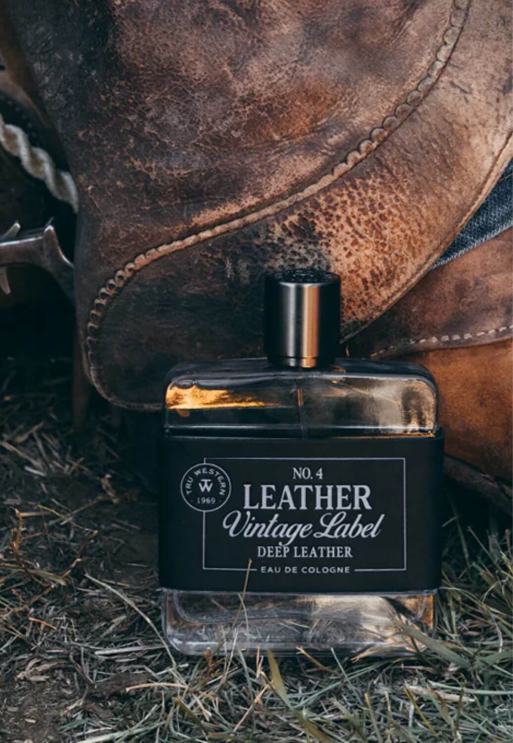 Tru Western Mens Leather #4 Deep Leather Cologne