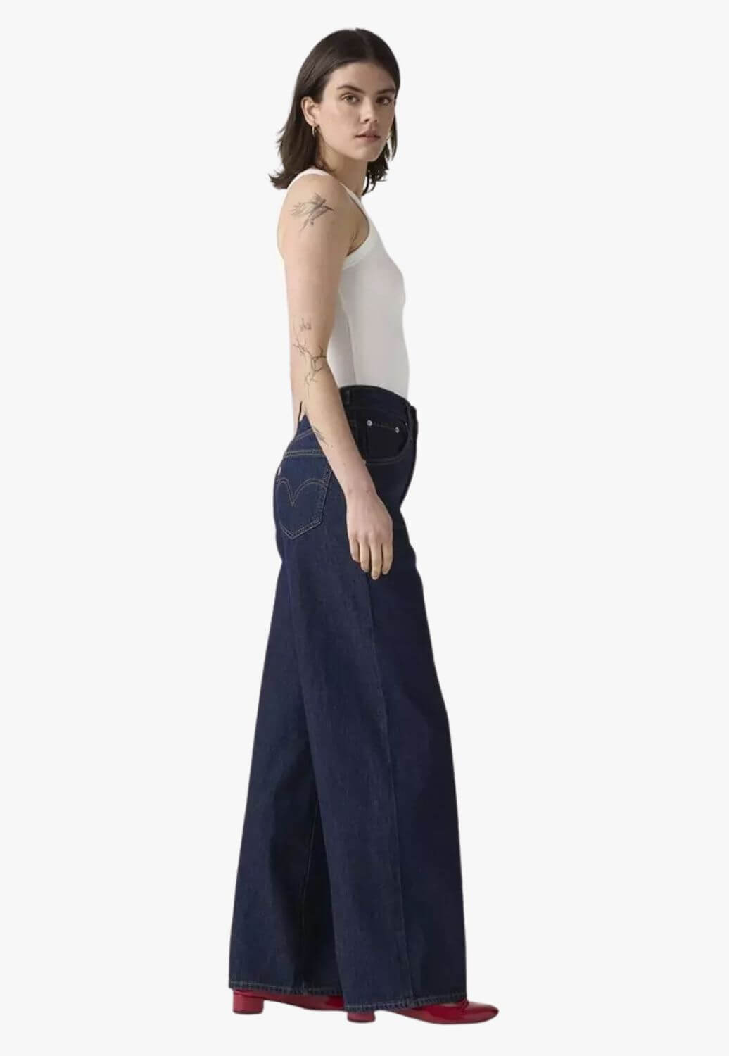 Levis Womens Cinch Baggy Jeans